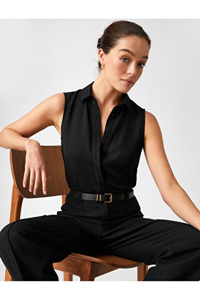 Koton Bluză cu nasturi fără mâneci