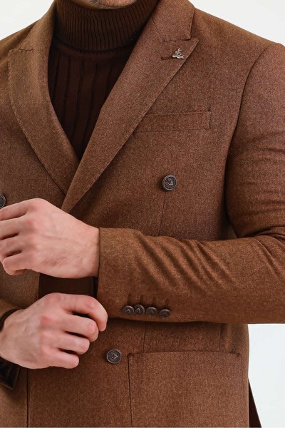 Savira slimfit ανδρικό μπουφάν μονό γιακά drop 6 υφαντό νέα σεζόν