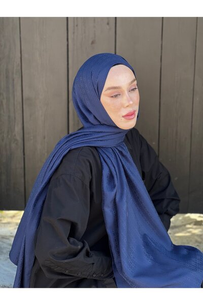 Modakaşmir شال بنمط البرسيم من سلسلة الجاكار الحريرية