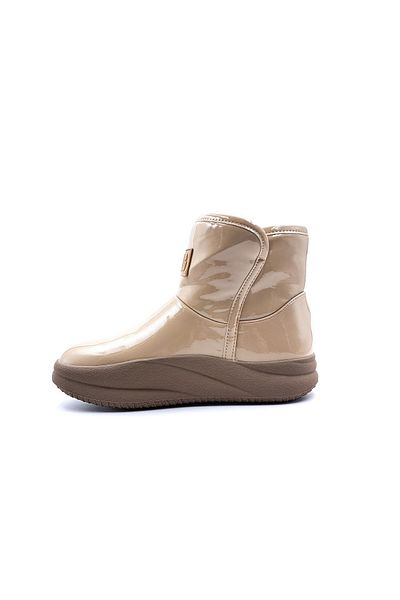 Guja Γυναικείες μπότες Rubbugg Beige - Μαλακό λουστρίνι με γούνα στο εσωτερικό