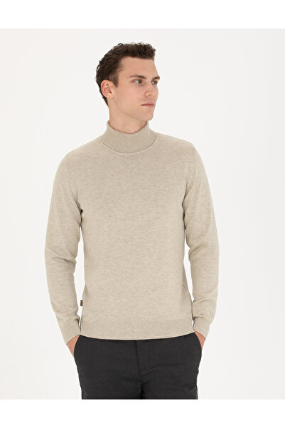 Pierre Cardin Πουλόβερ Πλεκτό Βασικό Ζιβάγκο Στενής Γραμμής Kum Melange 50276...