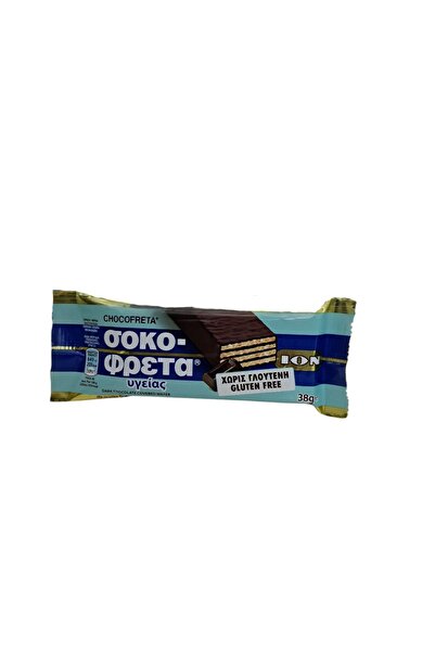 CHOCOFRETA Ion Bitter Çikolata Kaplamalı Glutensiz Gofret 38 gr 1 Adet