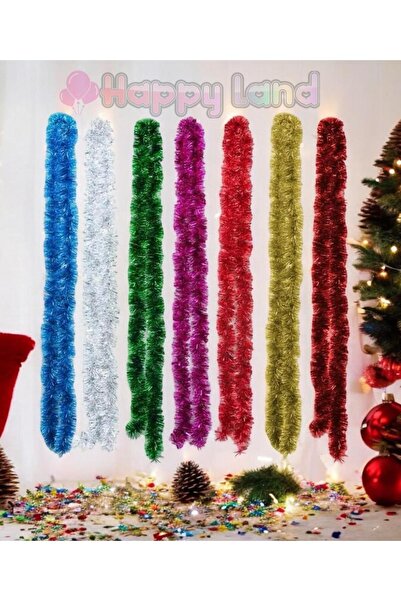 Happyland Yılbaşı Boyun Simi Sim Süs Orta Boy 4 Adet Karışık Renk Boyun Simi ...