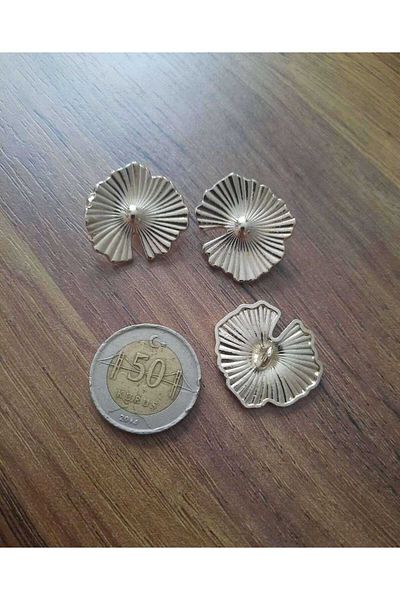 Beyna Special Design Gold Plated Metal Button 2.5 cm 1 Pack 3 Pieces