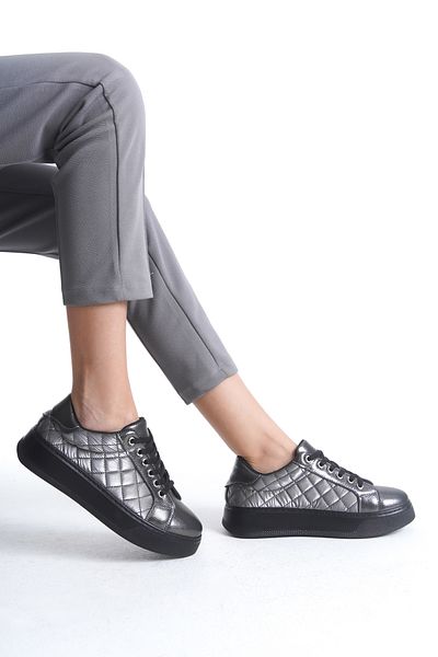 Solo Bag Pantofi de mers sport unisex pentru femei, cu șireturi zilnice