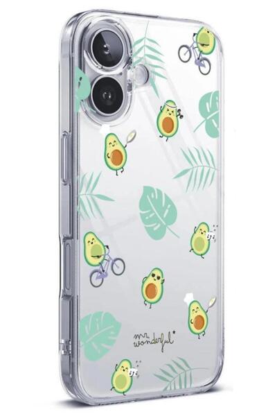 3GEN CASE İphone 16 Plus Uyumlu Desenli (Kamera Korumalı) Şeffaf Silikon Kılıf