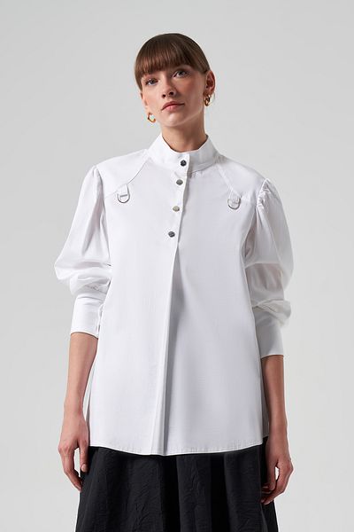 Nuss Ecru Cotton Shirt - Model 3002