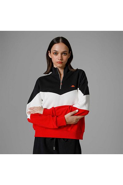 Ellesse Women's Half Zipper Sweatshirt Ef176-Rd