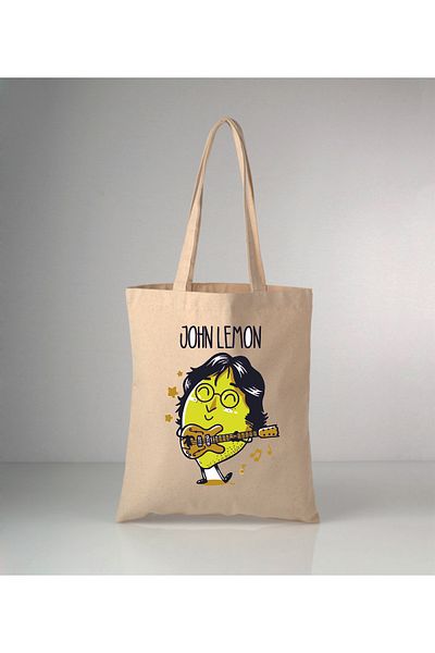 GİFTORA Funny Humor-7 Printed Raw Cloth Bag 35X40 cm