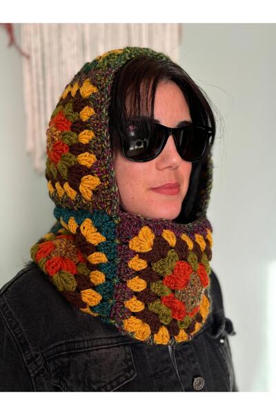 EHF LifeStyle BERE / YÜN BERE/ ÖRGÜ BALAKLAVA/MOTİFLİ BALAKLAVA