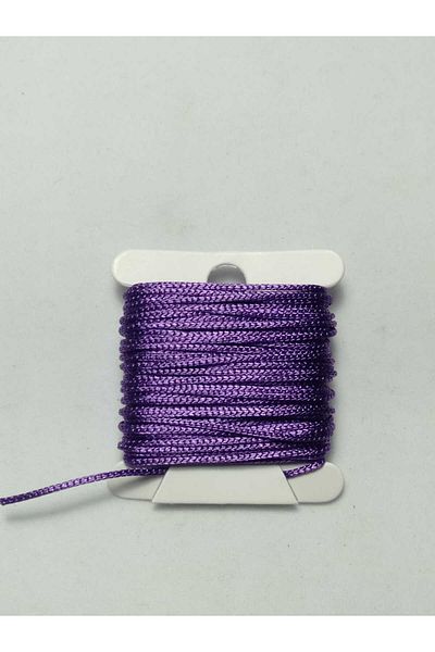 Eskişehir hobi sanat 5 Meter Parachute Fabric - Purple Color Necklace and Bracelet Set