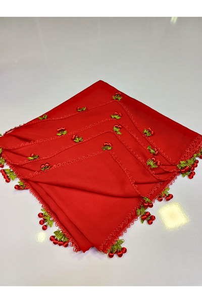 Butik El örgüsü iğne oyalı tülbent