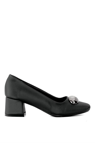 Ayakkabı Fuarı Elit Mst710V - Black Women's Heeled Shoes