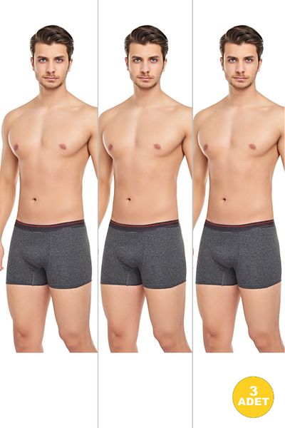 CENKO Ανδρικά οικονομικά μπόξερ σε 3-Pece Lycra Slim Fit Thin Fabric Special Package