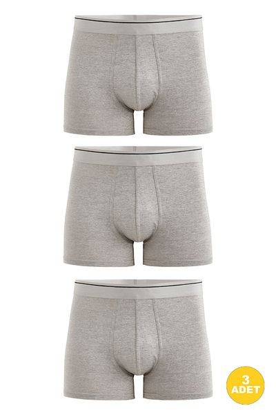 CENNETOĞLU Ανδρικά Lycra Cotton Boxers 3 Pack με Ειδική Υγιεινή Συσκευασία