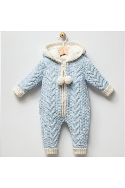 Nipperland Baby Hair Braided Garnished Jumpsuit