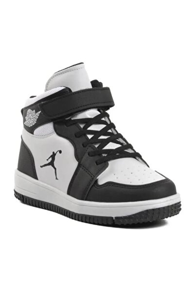 Cool Orthopedic Kids Black/white Basketball Shoes