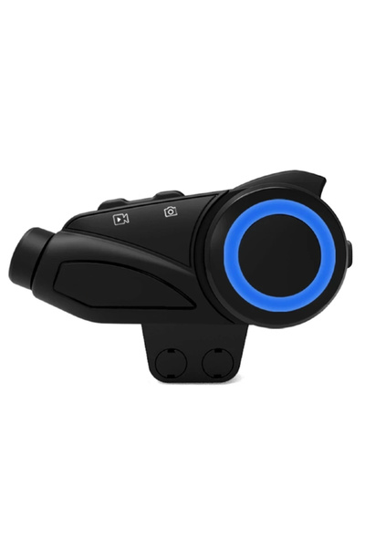 Dynego Motosiklet Kameralı Intercom Ios Android Uyumlu Kask Kulaklığı Suya Dayanıklı M3 Serisi