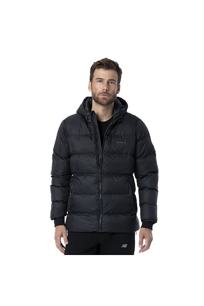 New Balance Μαύρο ανδρικό παλτό Parka Mpj3122