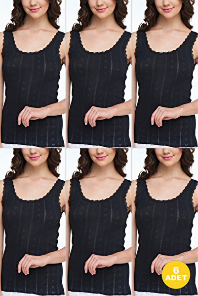 CNT Жіночий кольоровий майка з широкими бретелями, 6 штук в упаковці