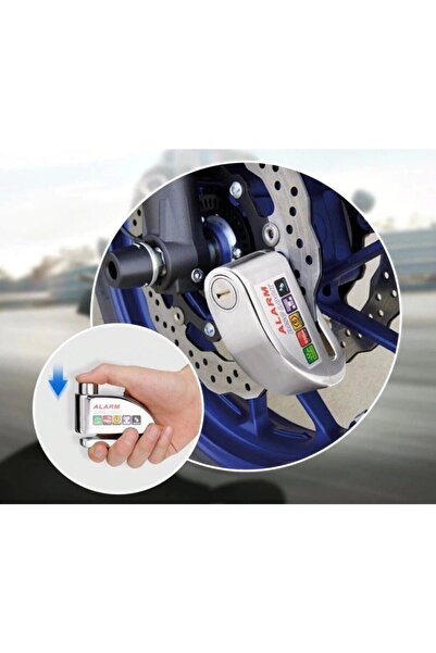 Arzu / Monero Alarmlı Disk Kilidi | Çelik Gövde | Yüksek Ses | Pro Shock Sens...