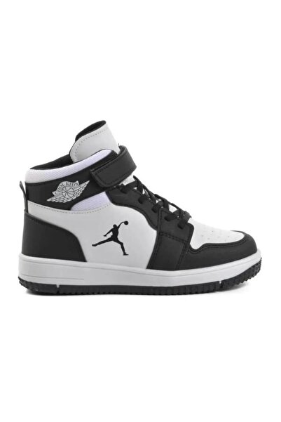 Cool Orthopedic Kids Black/white Basketball Shoes