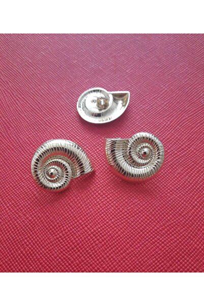 Beyna زر معدني مطلي بالذهب بتصميم خاص 2.5 سم، عبوة واحدة مكونة من 3 قطع