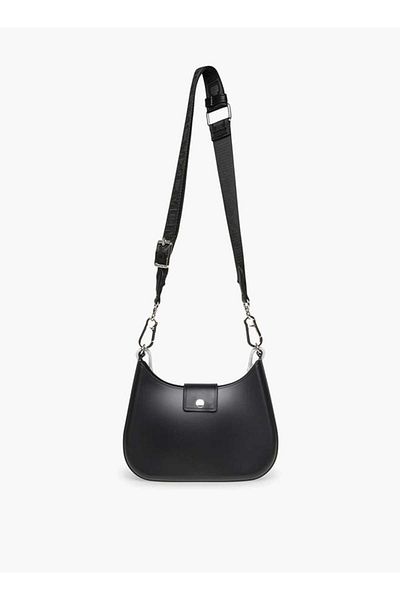 Steve Madden حقيبة كروس بودي صلبة بحزام قابل للفصل وإغلاق مغناطيسي