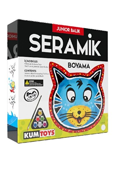 Kumtoys Seramik Kutulu Boyama Etkinlik ( YARIM SAKSI GEMİ ) Hobi Boyama