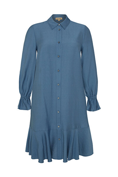 Aker Etek Ucu Volanlı Tunik