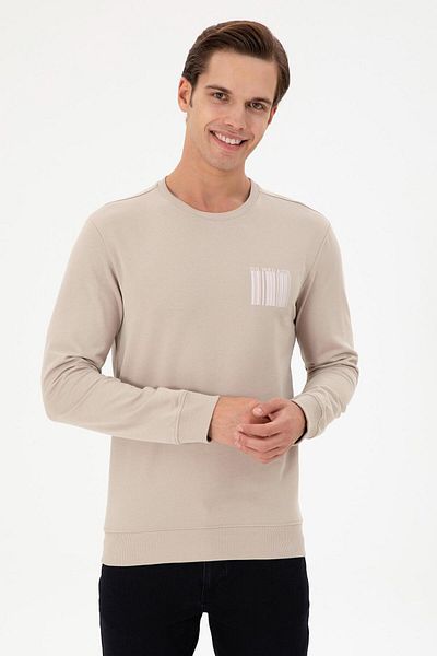 U.S. Polo Assn. BAZA. Polo Bumbac Regular Fit Crewneck Sweat Bărbați SWEAT G081GL 0821943645