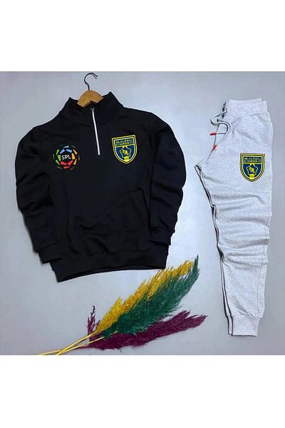 Pisa Art Al Tchilarun Fc - Custom Design Half Zip Sweat and Sweatpants Set
