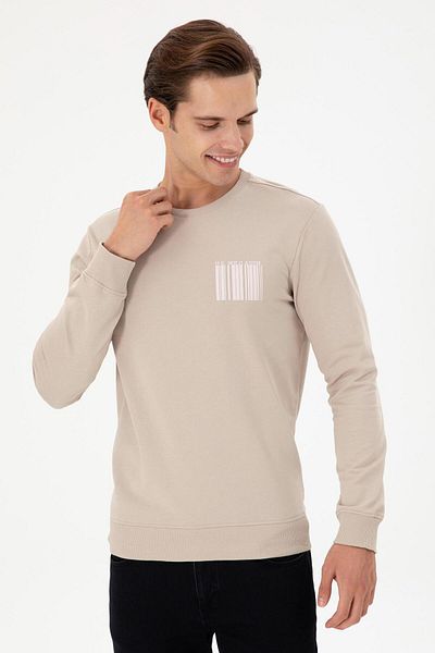 U.S. Polo Assn. BAZA. Polo Bumbac Regular Fit Crewneck Sweat Bărbați SWEAT G081GL 0821943645