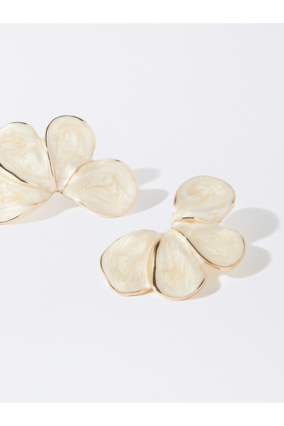 PARFOİS Kristalli Çiçek Küpe