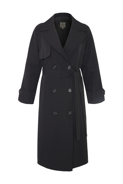 Aker Rüzgarlık Detaylı Kruvaze Trençkot