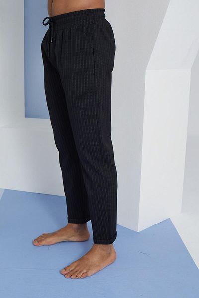 gd goldoremi 1044 Ανδρικό ελαστικό παντελόνι Jogger με διπλό πόδι στην πλάτη