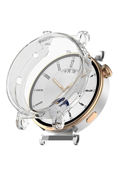 Huawei Watch GT 5 Pro 42 mm Kılıf Silikon İnce Tam Koruma Kasa Kılıfı