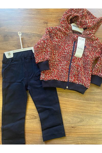 Pierre Cardin Hooded Zippered 2 Piece Set