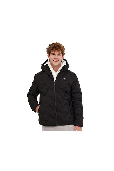 lumberjack Men's Casual Coat ml Henry Coat 2Sn17 4Pr - Black 101813395