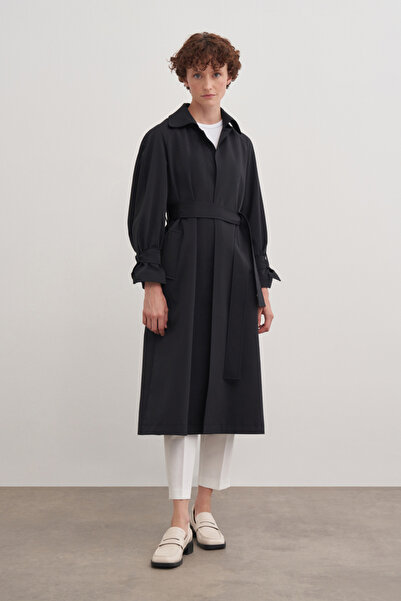 Aker 7172111 Kolları Apolet Detaylı Trençkot