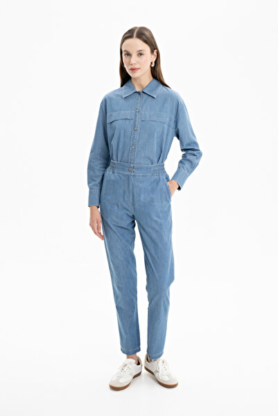 Aker Beli Lastikli Jean Pantolon