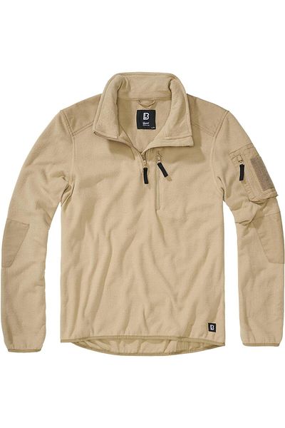 Brandit Herren Fleece Troyer Ripstop