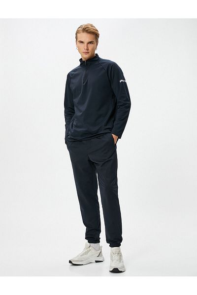 Koton Jogger Sweatpants with Lace Waist and Pocket Detail