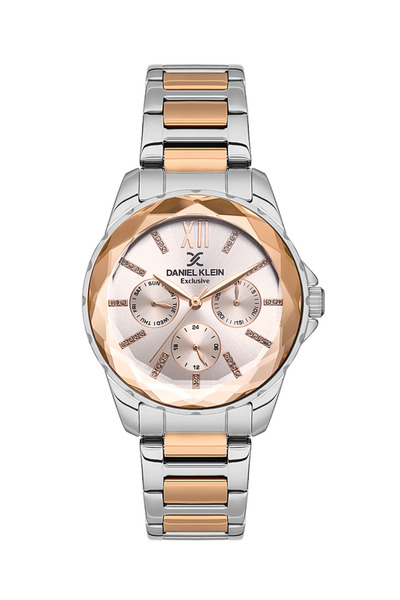 Daniel Klein Dk.1.13505.5 2 Years Warranty? Crystal Glass Functional Wristwatch