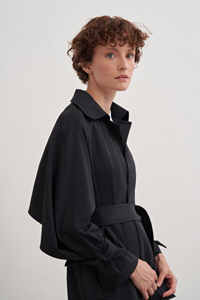 Aker 7172111 Kolları Apolet Detaylı Trençkot