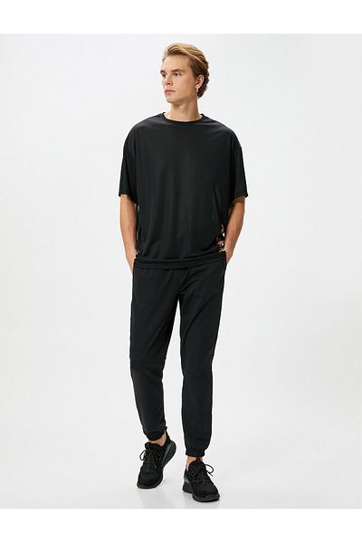 Koton Jogger Sweatpants with Lace Waist and Pocket Detail