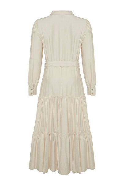 Aker Belden Kuşaklı Elbise