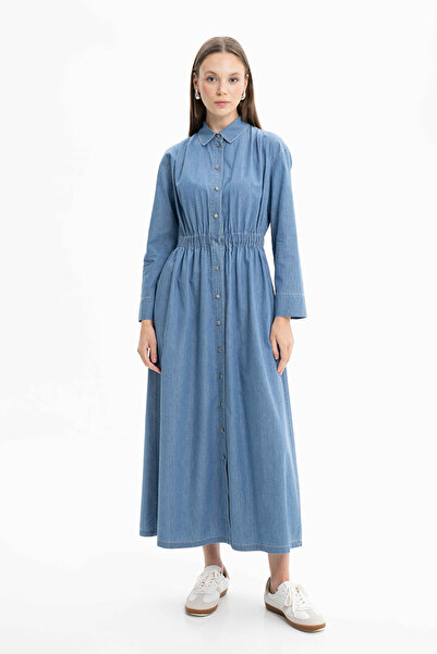 Aker Beli Lastikli Jean Pardösü