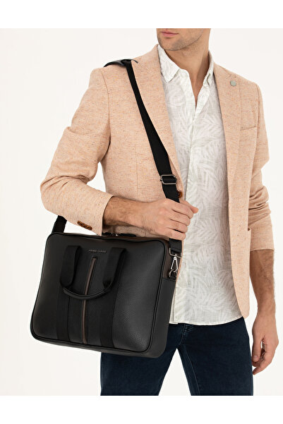 Pierre Cardin حقيبة رجالية سوداء 50288745-VR046