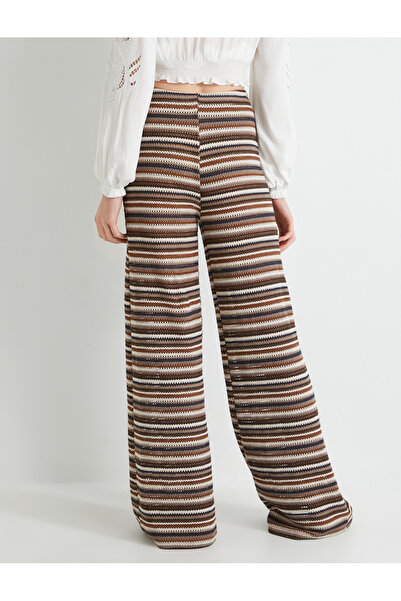 Koton Bol Paça Kroşe Pantolon Normal Bel